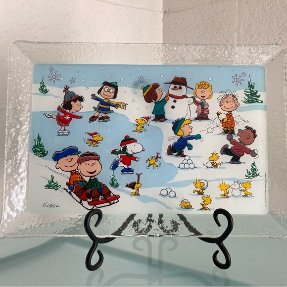 Hallmark Snoopy Peanuts Serving Platter - Picture 1 of 4